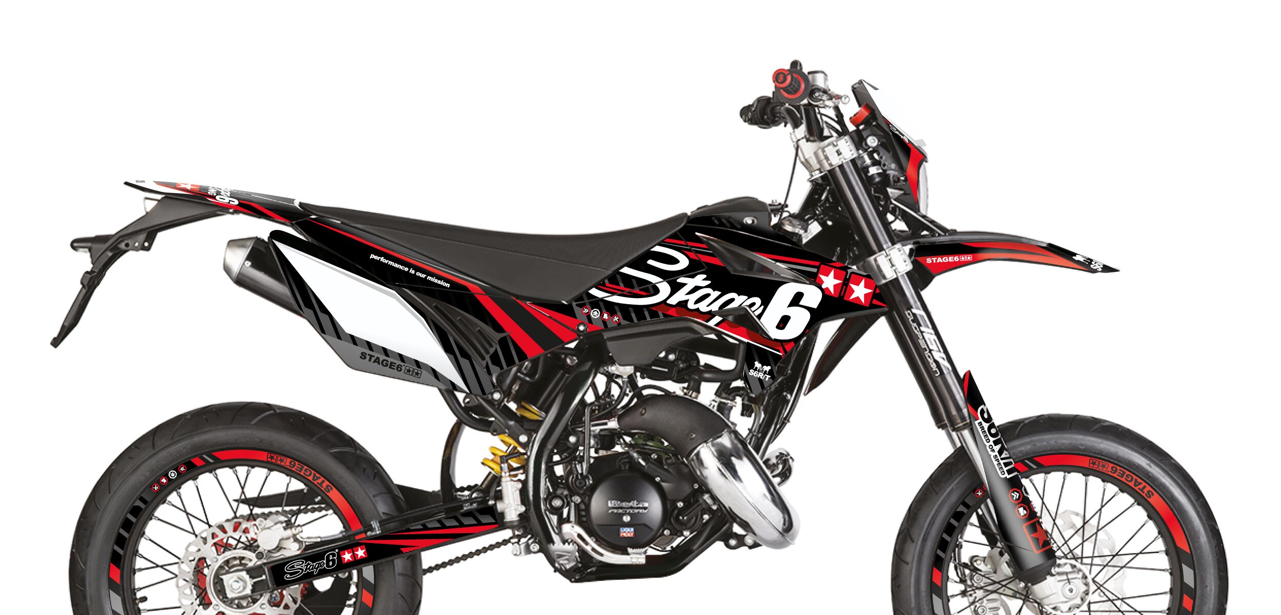 Dekor Kit Beta RR 2011 - 2020 Stage6 Rot