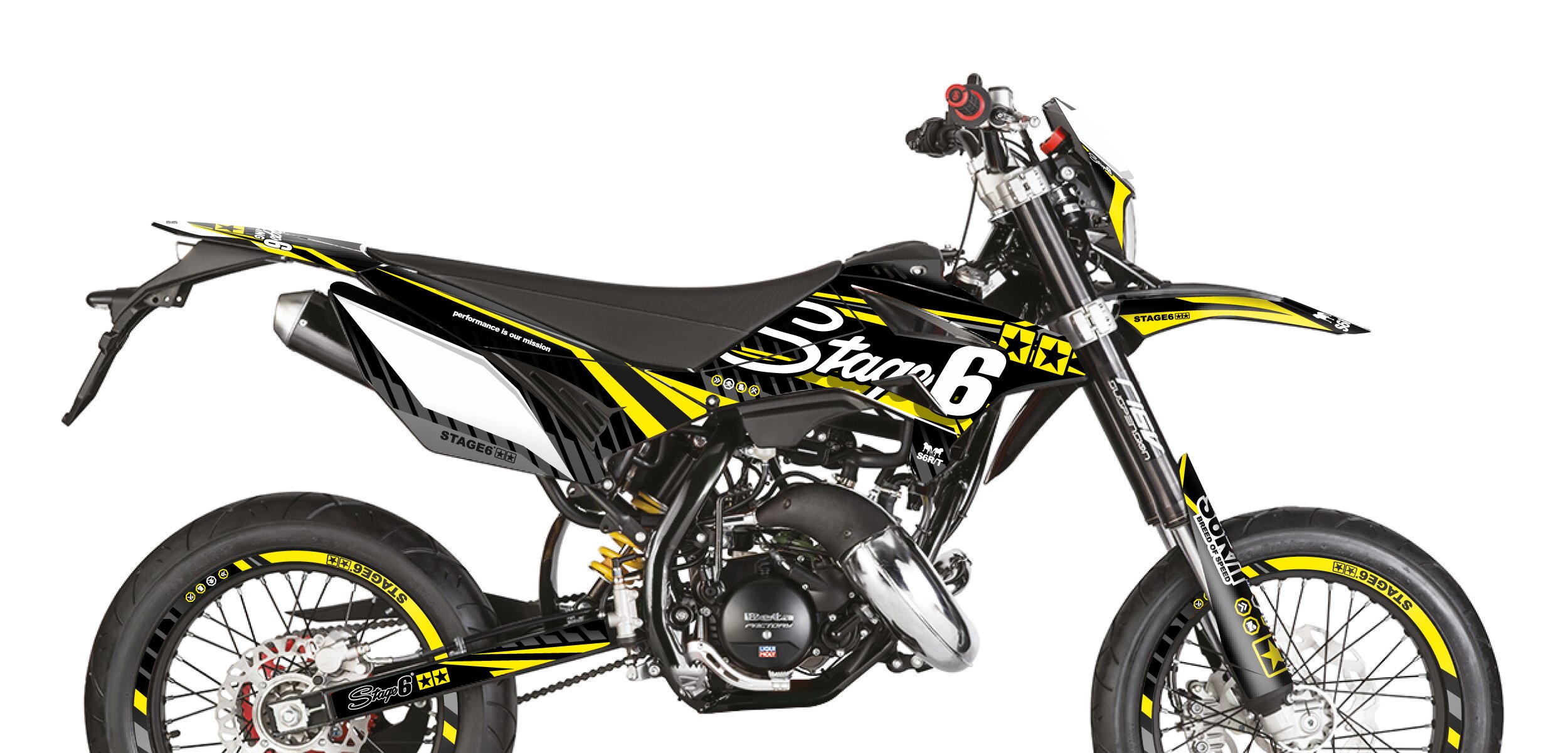 Dekor Kit Beta RR 2011 - 2020 Stage6 Gelb