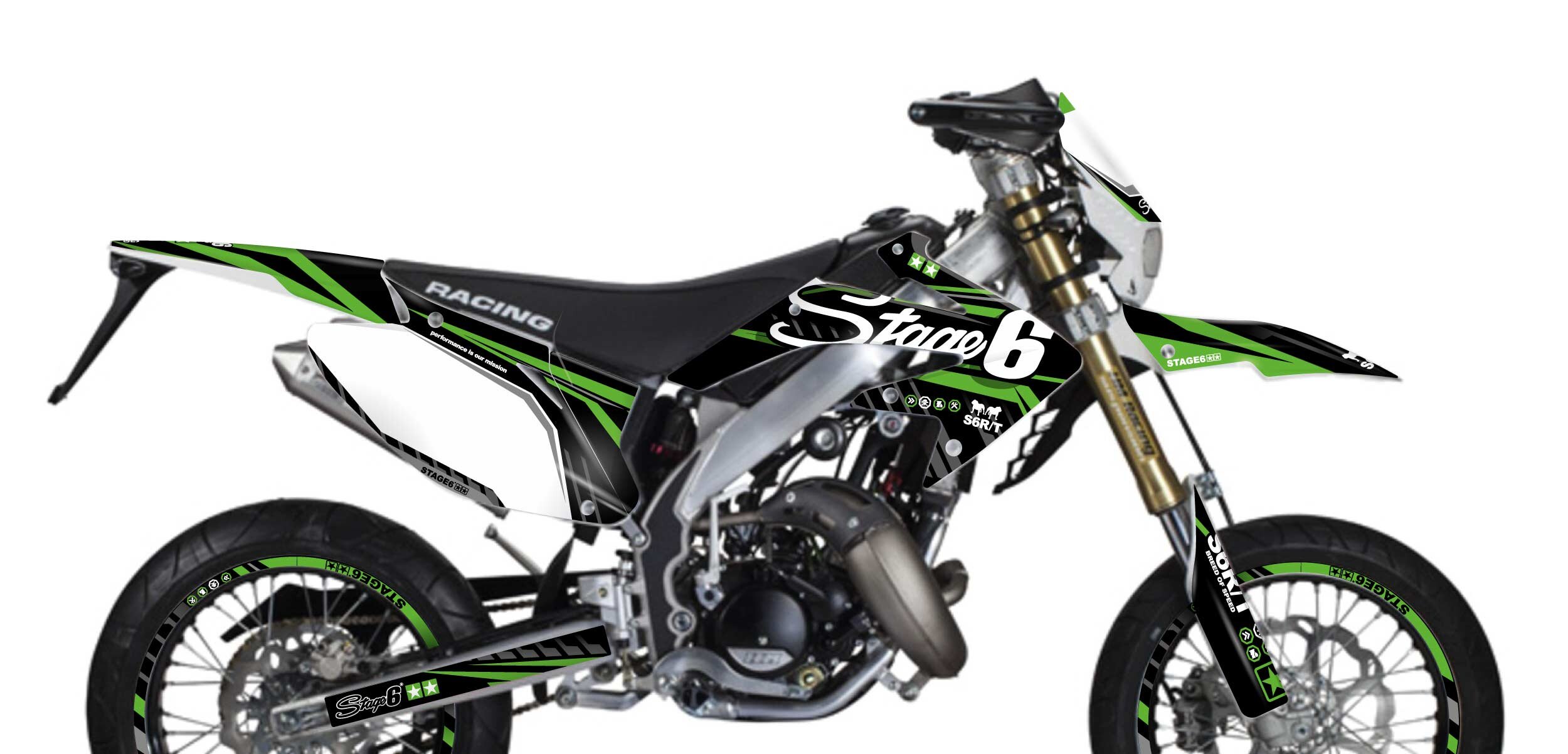 Dekor Kit Honda HM 50 Stage6 Grün