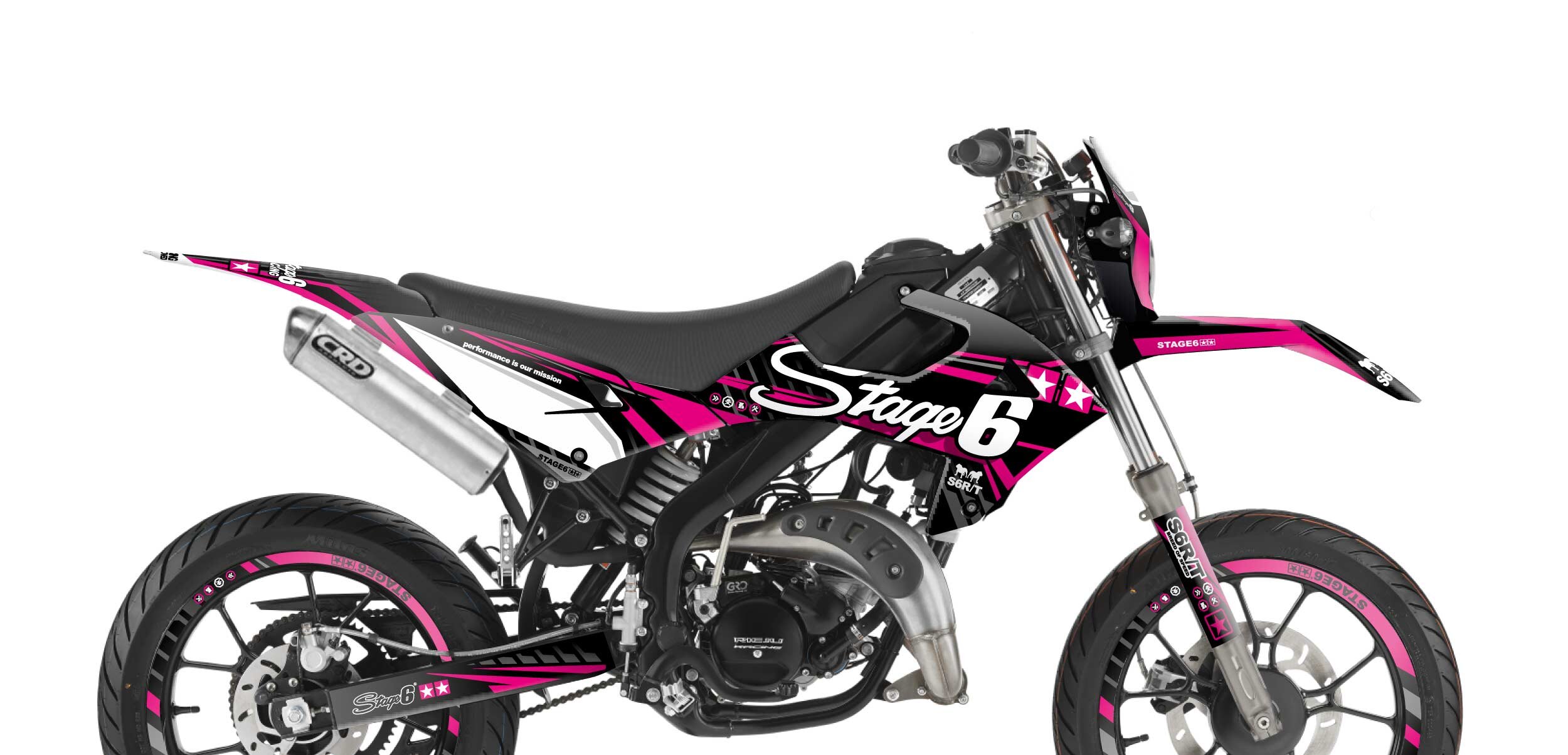 Dekor Kit Rieju MRT ab 2022 Stage6 Pink