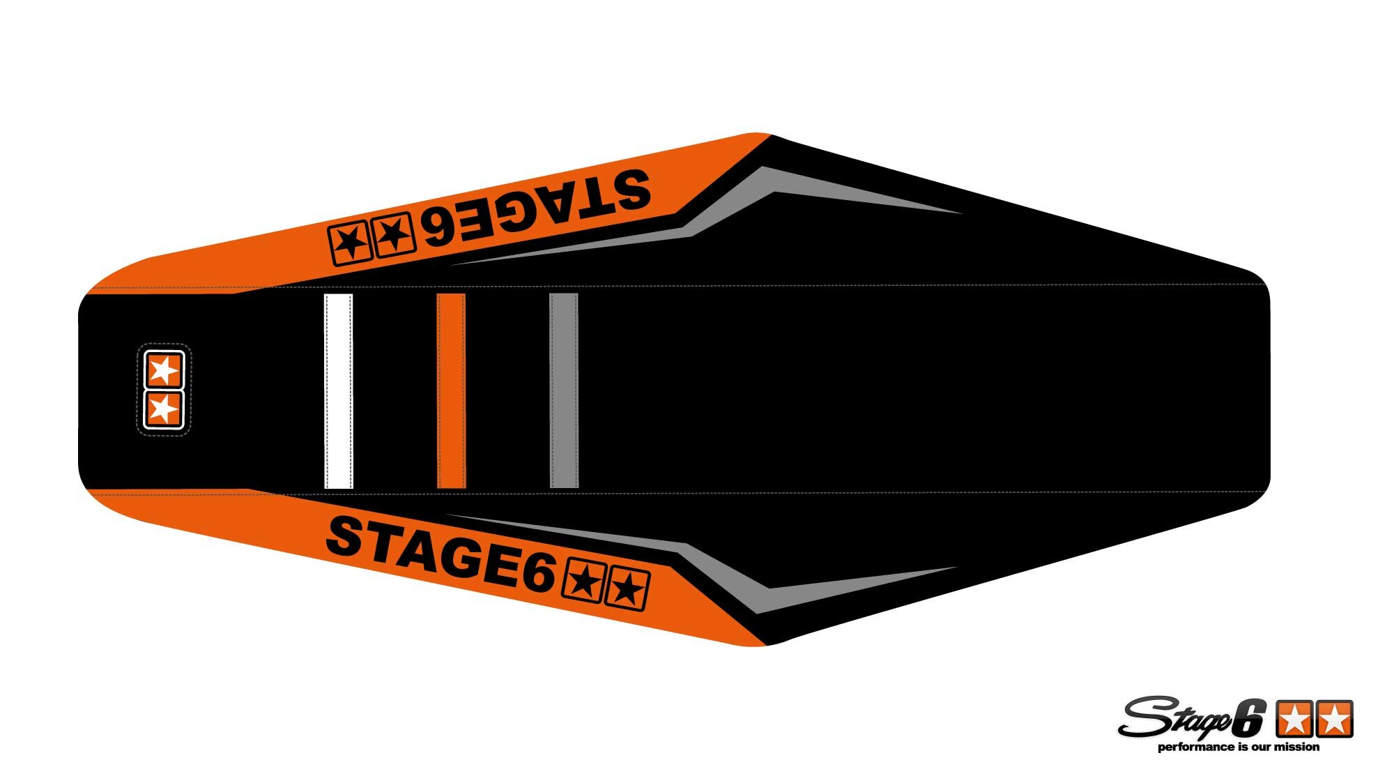 Sitzbezug Beta RR 2011 - 2020 Stage6 Full Covering Orange