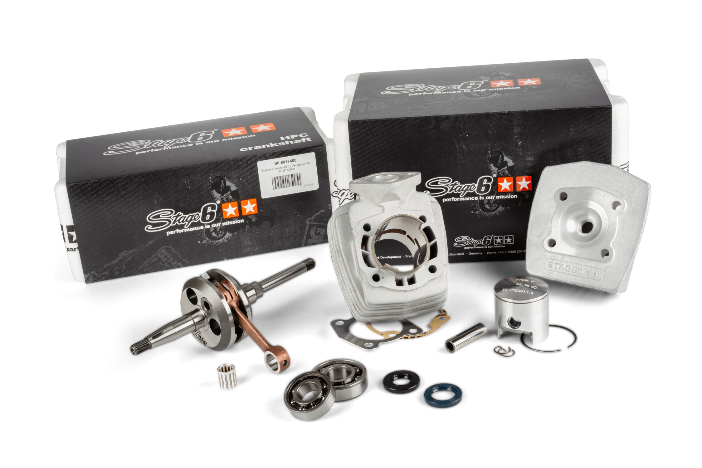Tuning Kit Zylinder - Kurbelwelle Stage6 Racing 70 Peugeot 103 SP