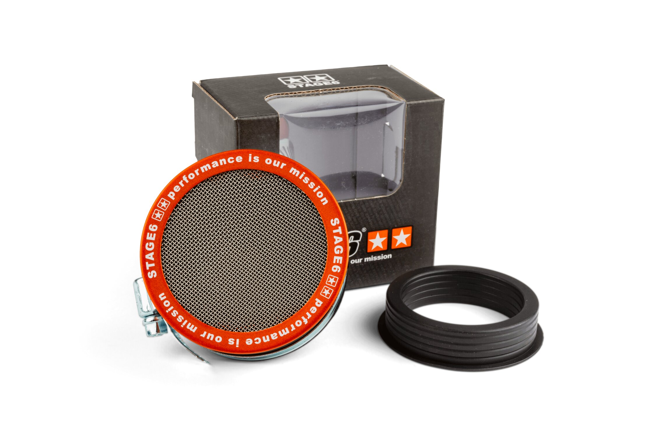 Ansaugtrichter mit Gitter AW 50/60mm Stage6 Orange