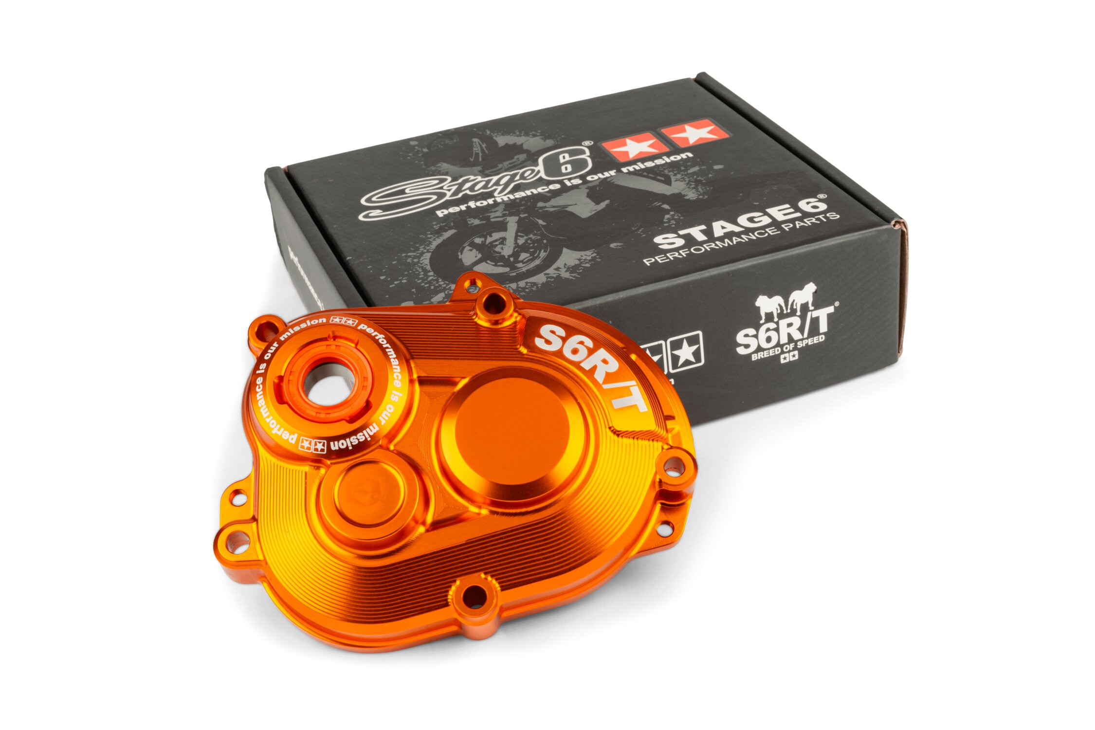 Getriebedeckel Stage6 R/T MK2 Piaggio Zip Orange
