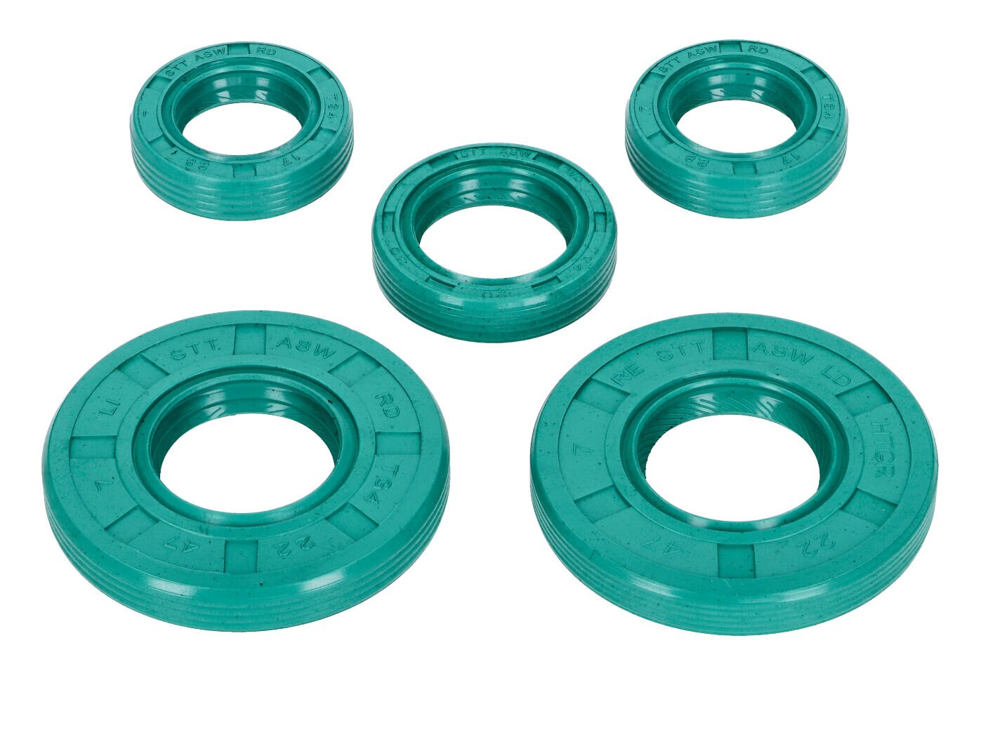Wellendichtringe Schmitt Evolution FKM mit Drallrichtung Simson S50