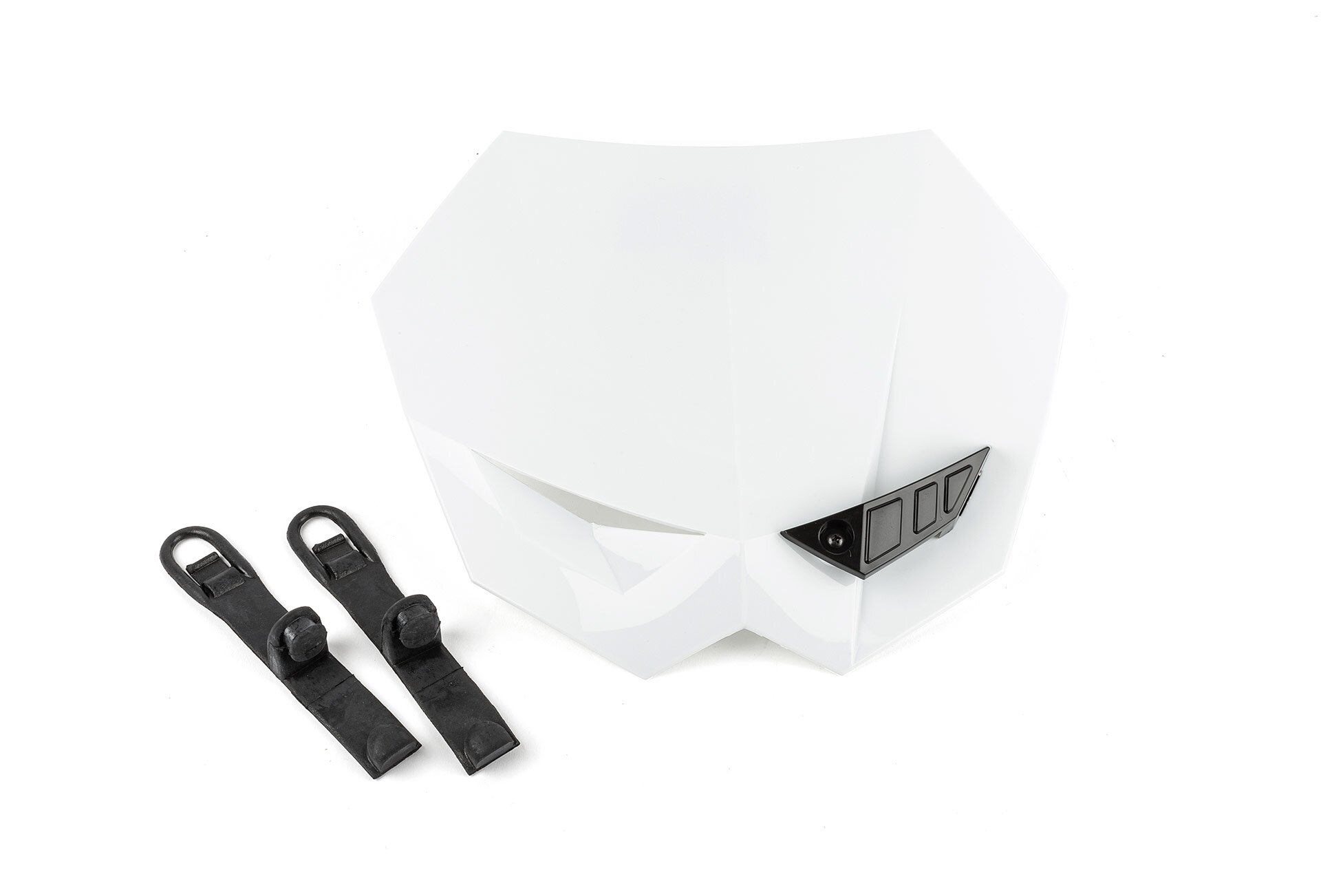 Lichtmaske Motocross ohne Leuchten weiß