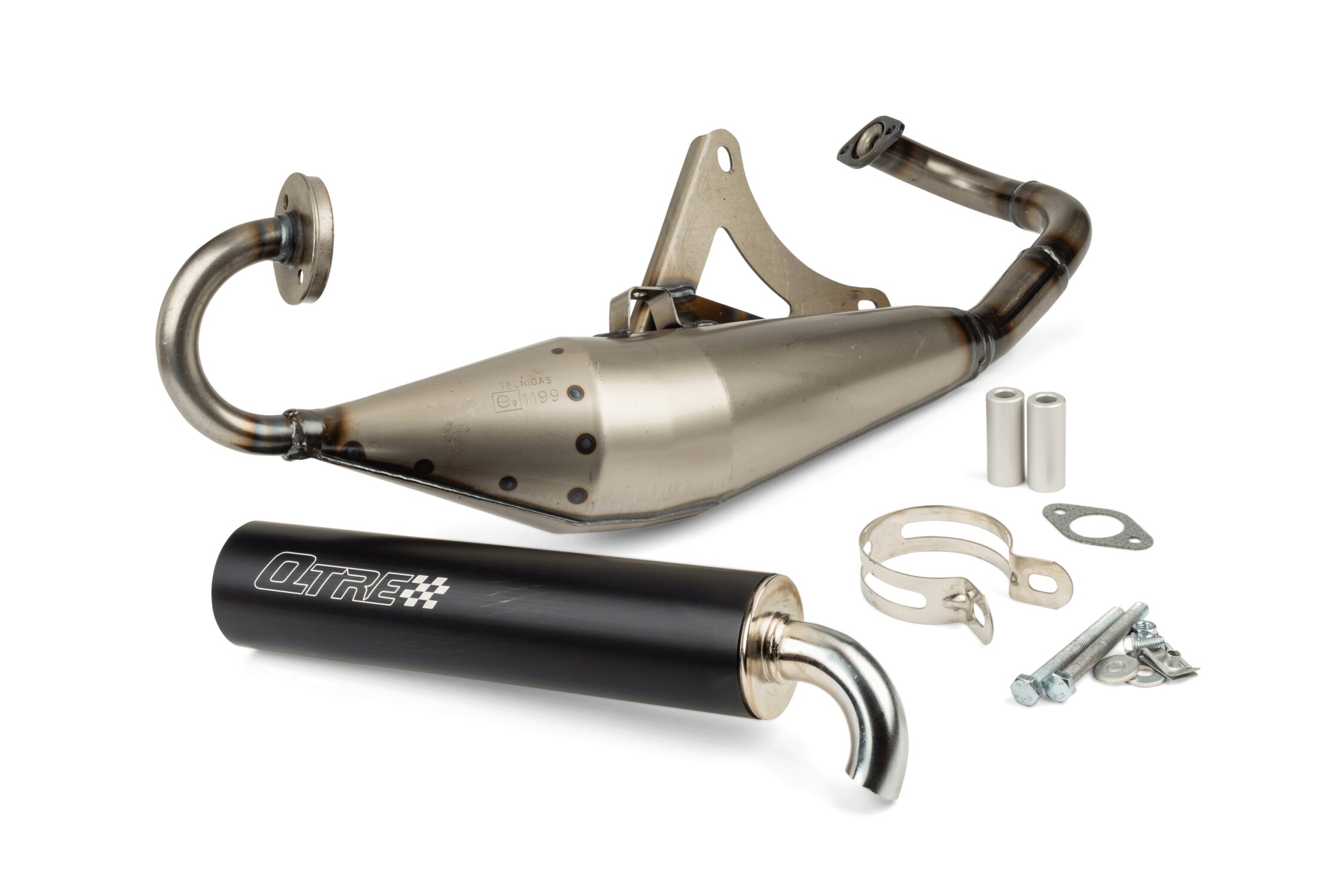 Auspuff Tecnigas Q-TRE Piaggio mit Straßenzulassung