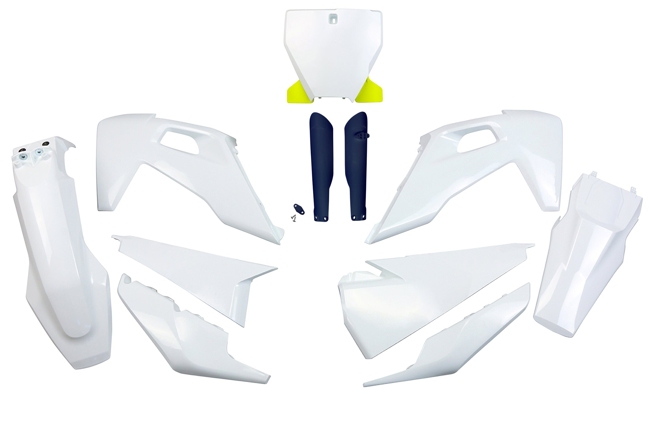 Plastik Kit mit Gabelprotektoren Husqvarna TC 125 2022 UFO