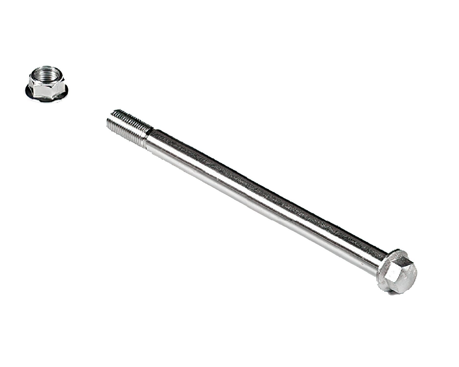 Achse Hinterrad Stahlschwinge (M6) 215mm - M14 Pit Bike / Dirt Bike