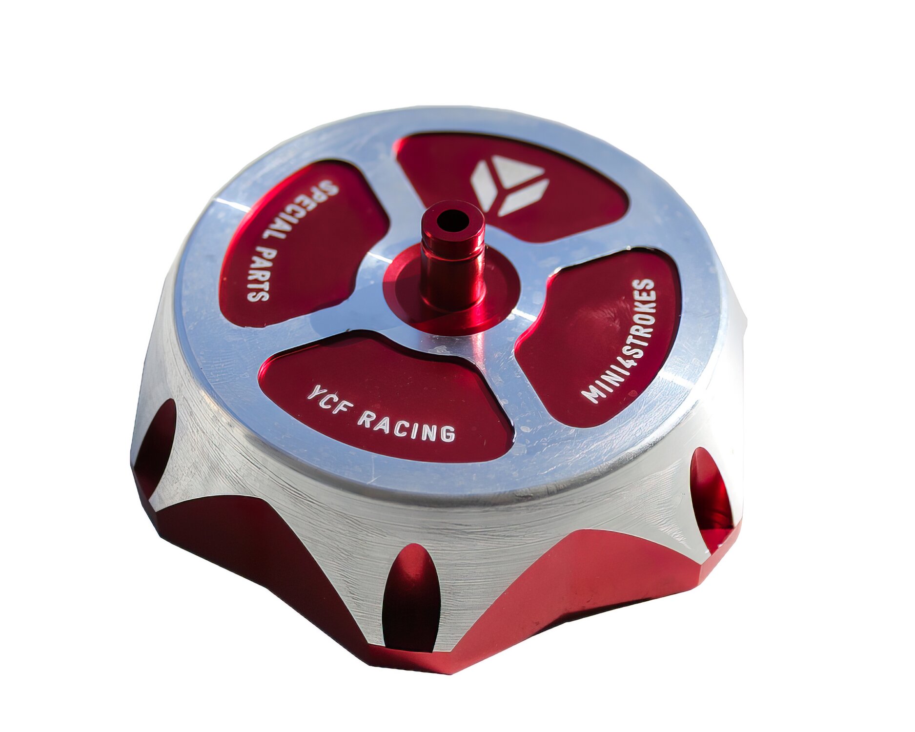 Tankdeckel CNC YCF Pit Bike / Dirt Bike rot