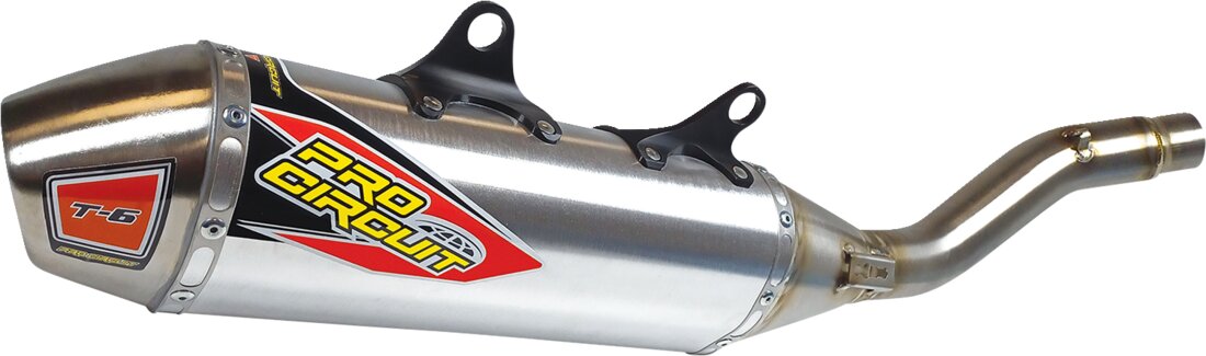 Schalldämpfer KTM SX-F 450 / Husqvarna FC 450 Pro Circuit T-6 Pro Edelstahl / Alu 2023