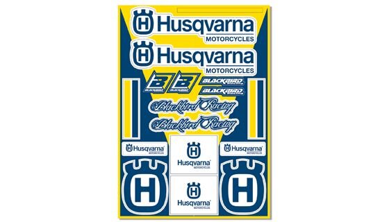 Aufkleberset Blackbird Logo Husqvarna