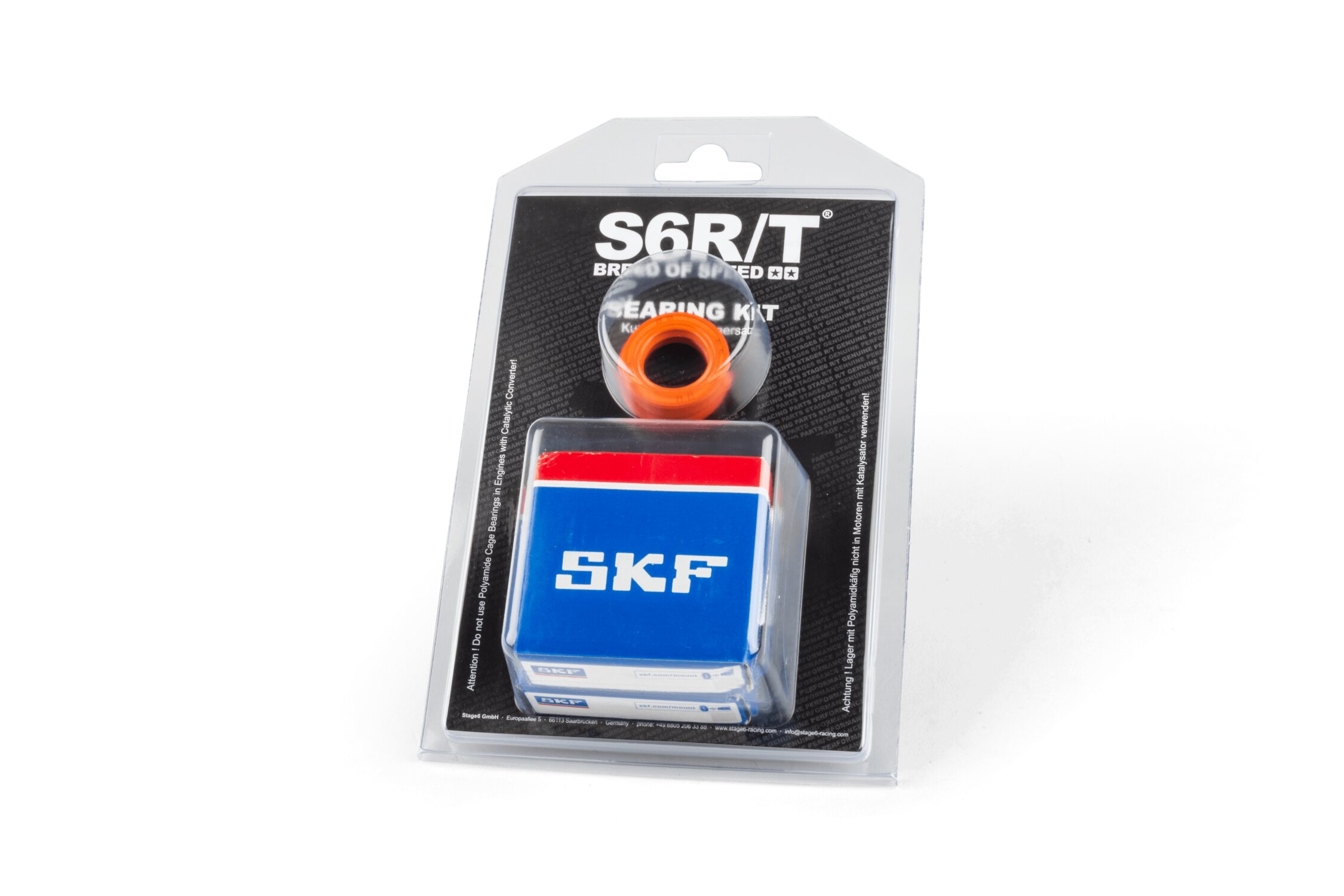 Kurbelwellenlager Set Stage6 R/T C4 Polymer-Käfig Piaggio Zip