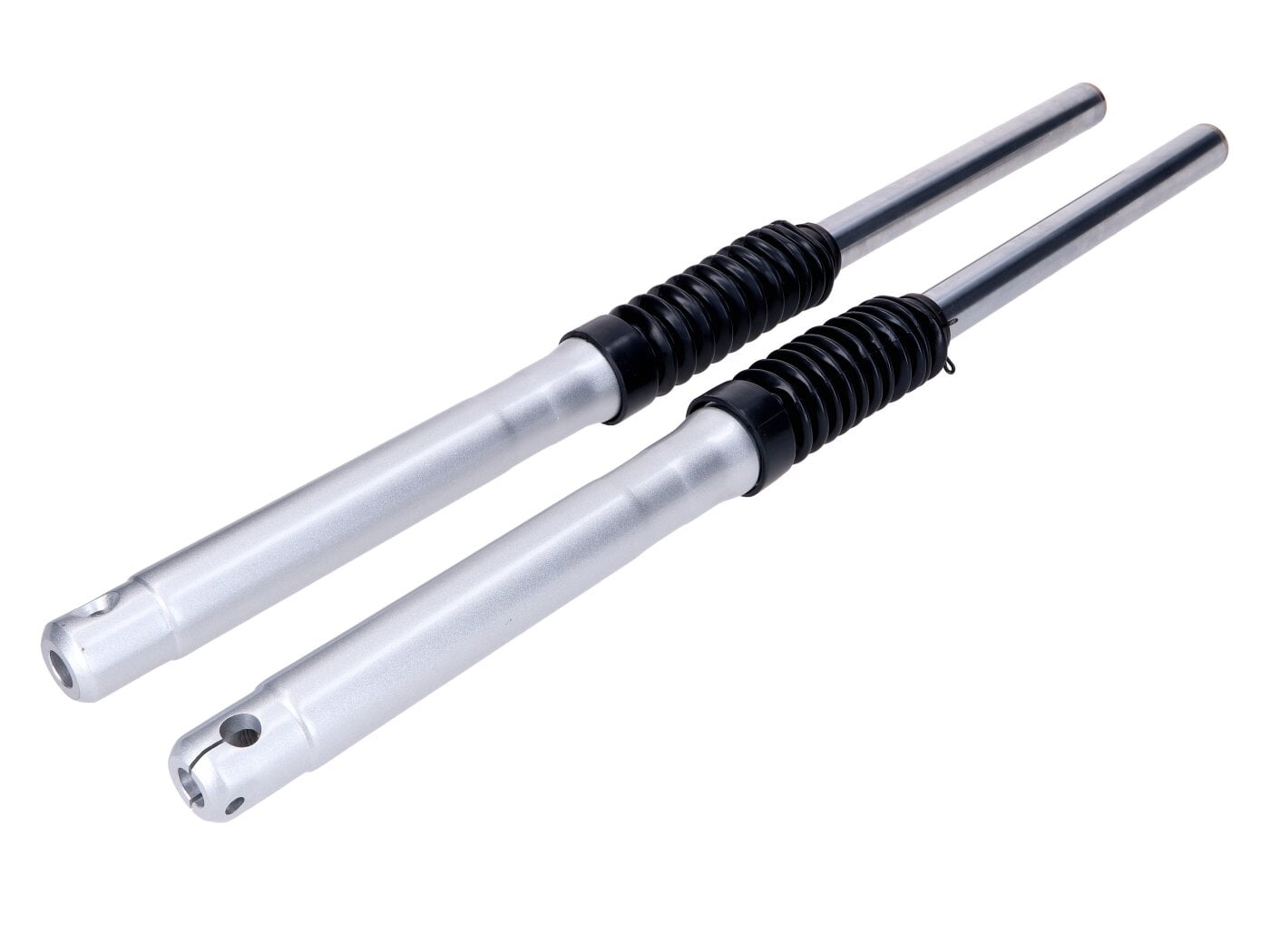 Gabelrohr mit Faltenbalg Simson S51 / S70 silber