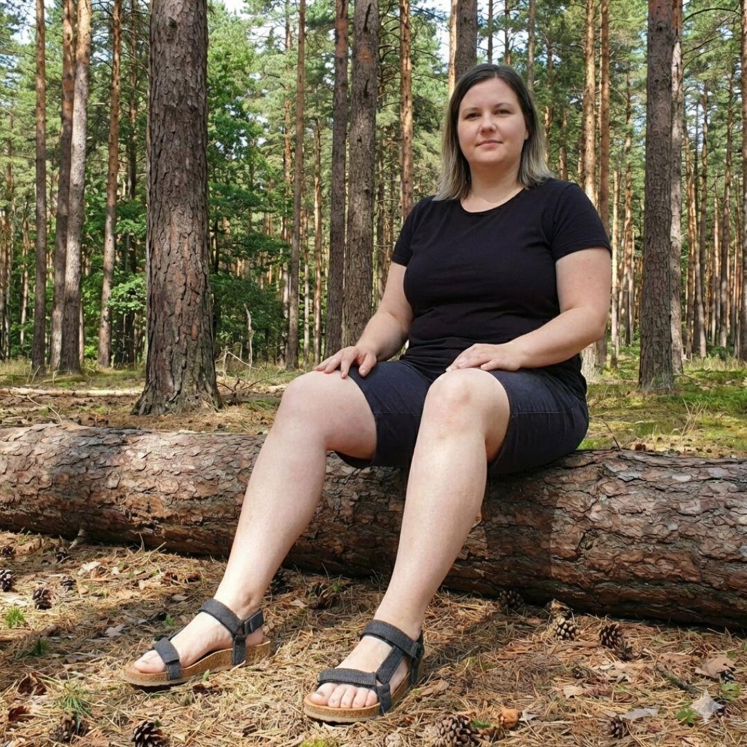 Grand Step Shoes Sandalen Levi Hemp schwarz 37