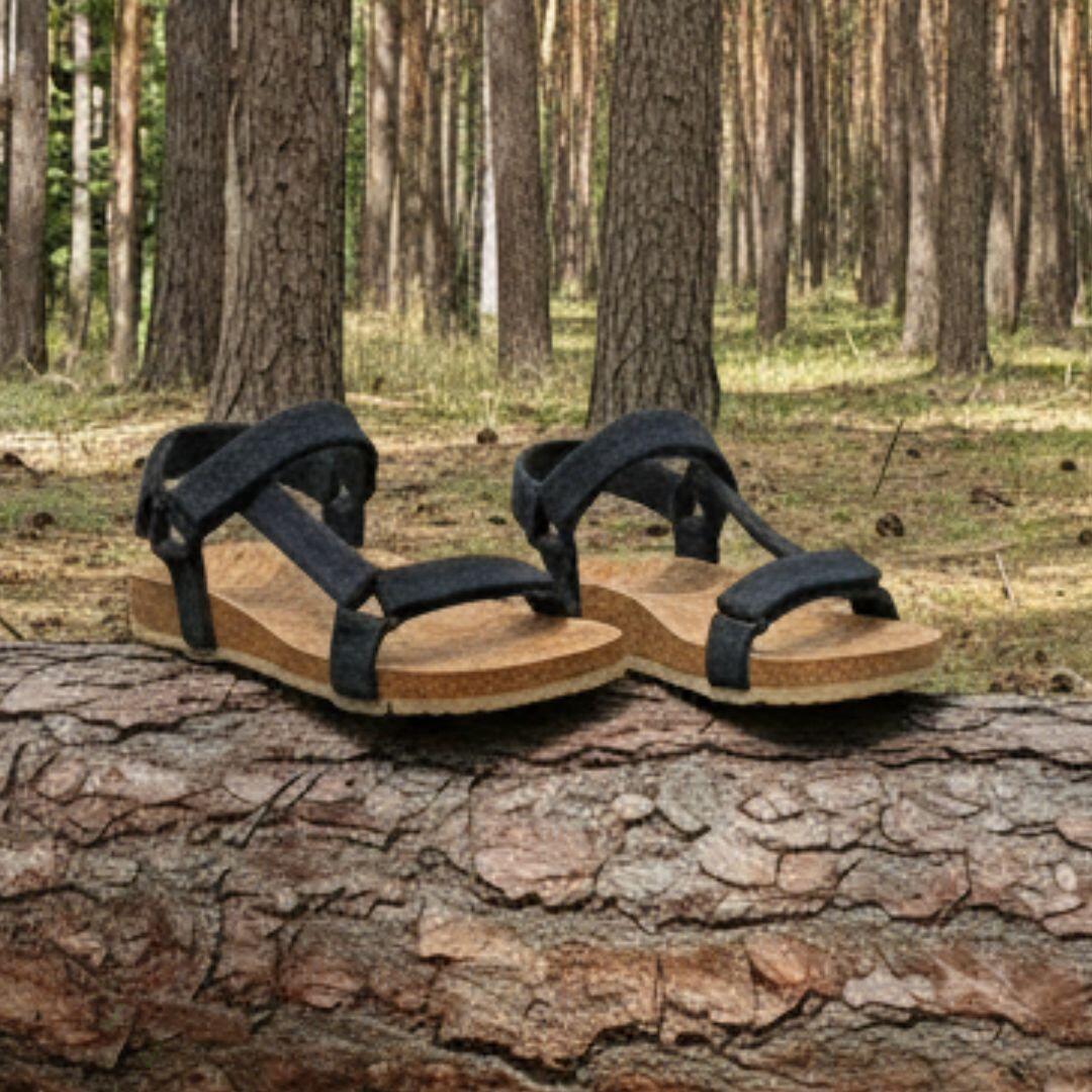 Grand Step Shoes Sandalen Levi Hemp schwarz 38