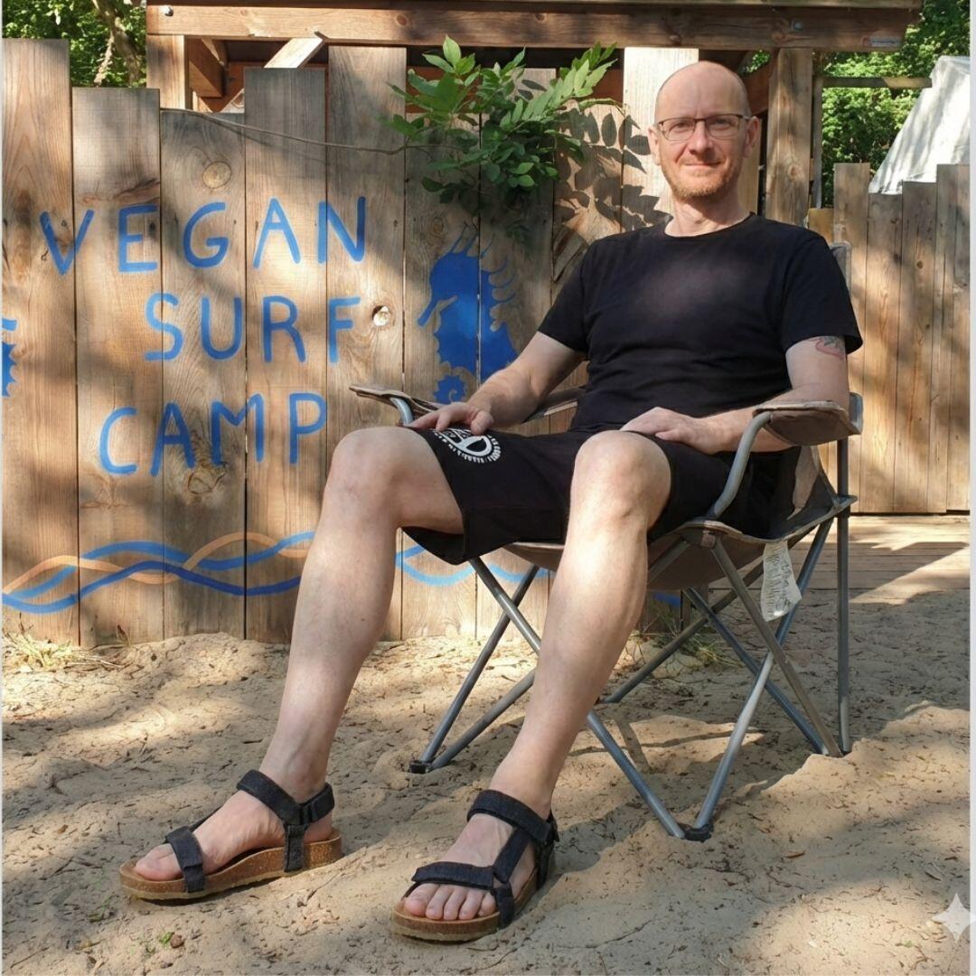 Grand Step Shoes Sandalen Levi Hemp schwarz 42