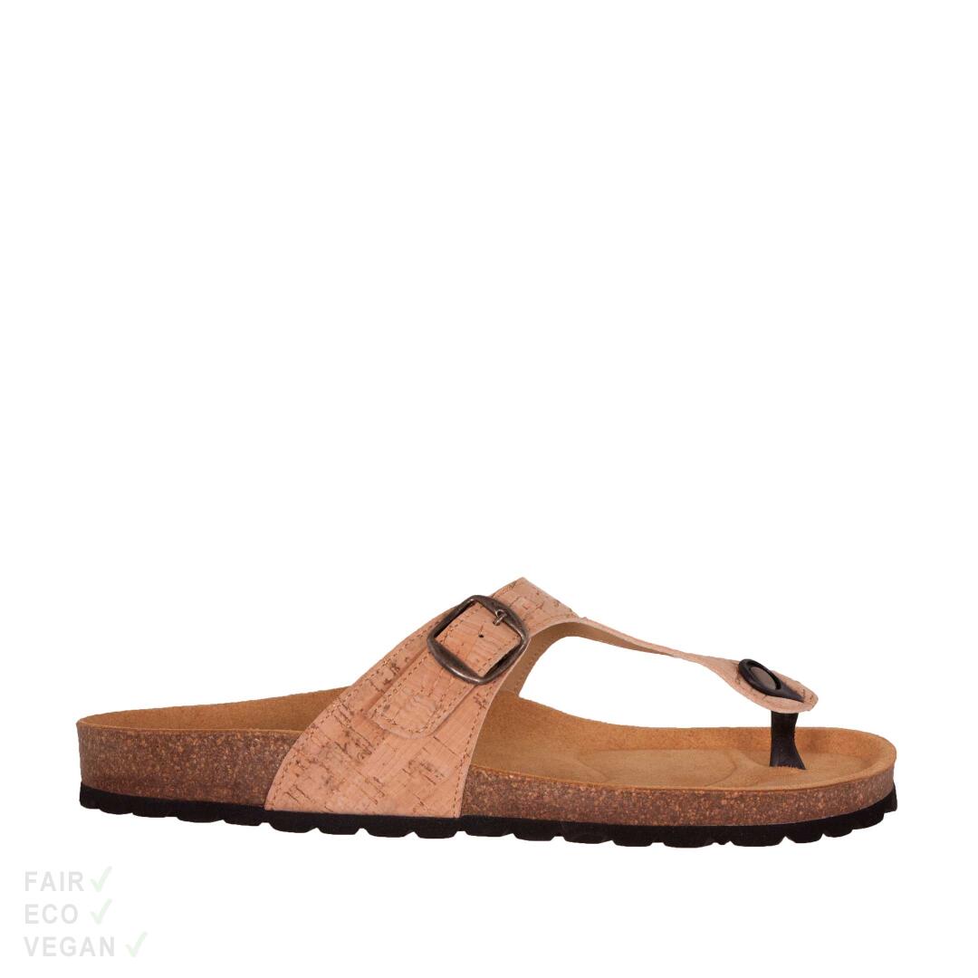 Shoezuu Toe Post Sandalen cork
