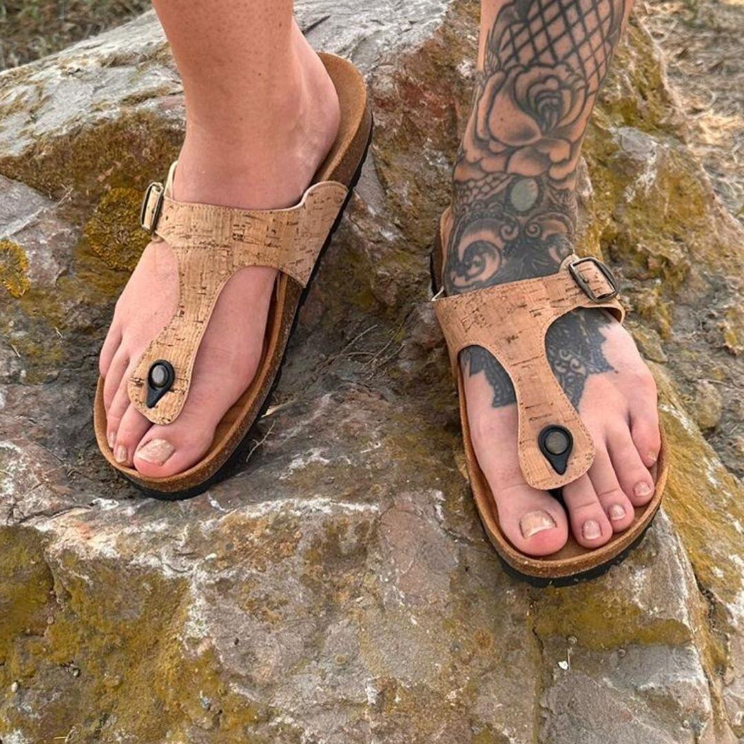 Shoezuu Toe Post Sandalen cork 37