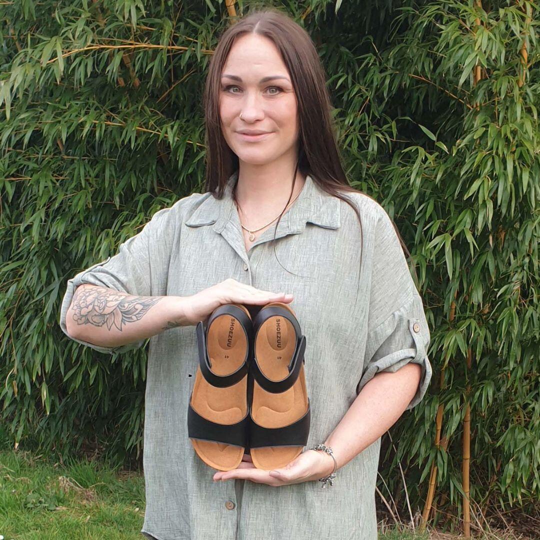 Shoezuu Sandalen Marian schwarz 42