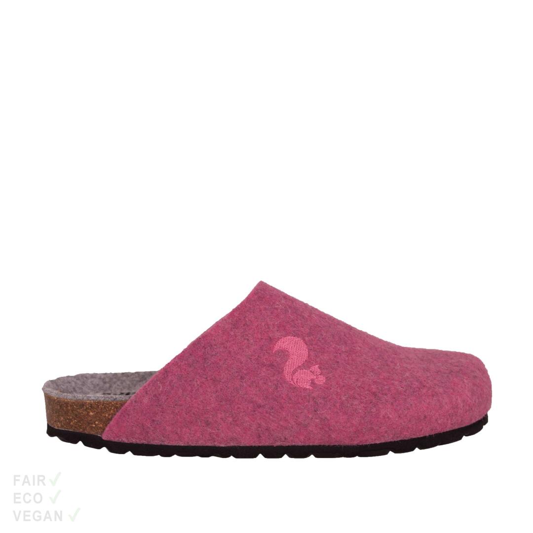 Thies Hausschuhe Pet Bio Clog fuchsia 42