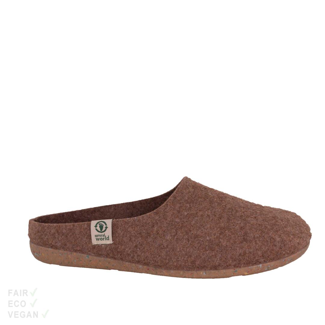 Natural World Eco Hausschuhe Eco Clog beige 45