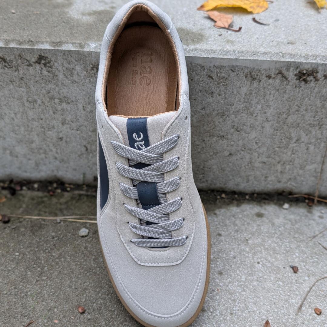 NAE Vegan Shoes Sidney Sneaker grey/blue 40