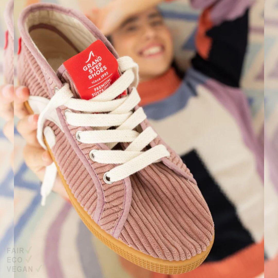 Grand Step Shoes Taylor High Top Sneaker Cord rose 37