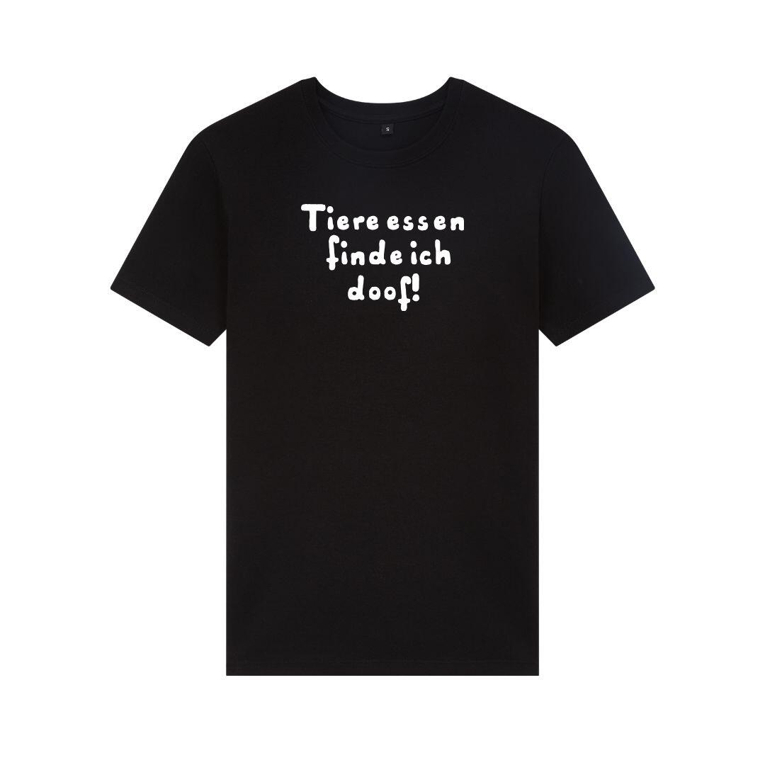 T-Shirt Interlock Tiere essen finde ich doof!