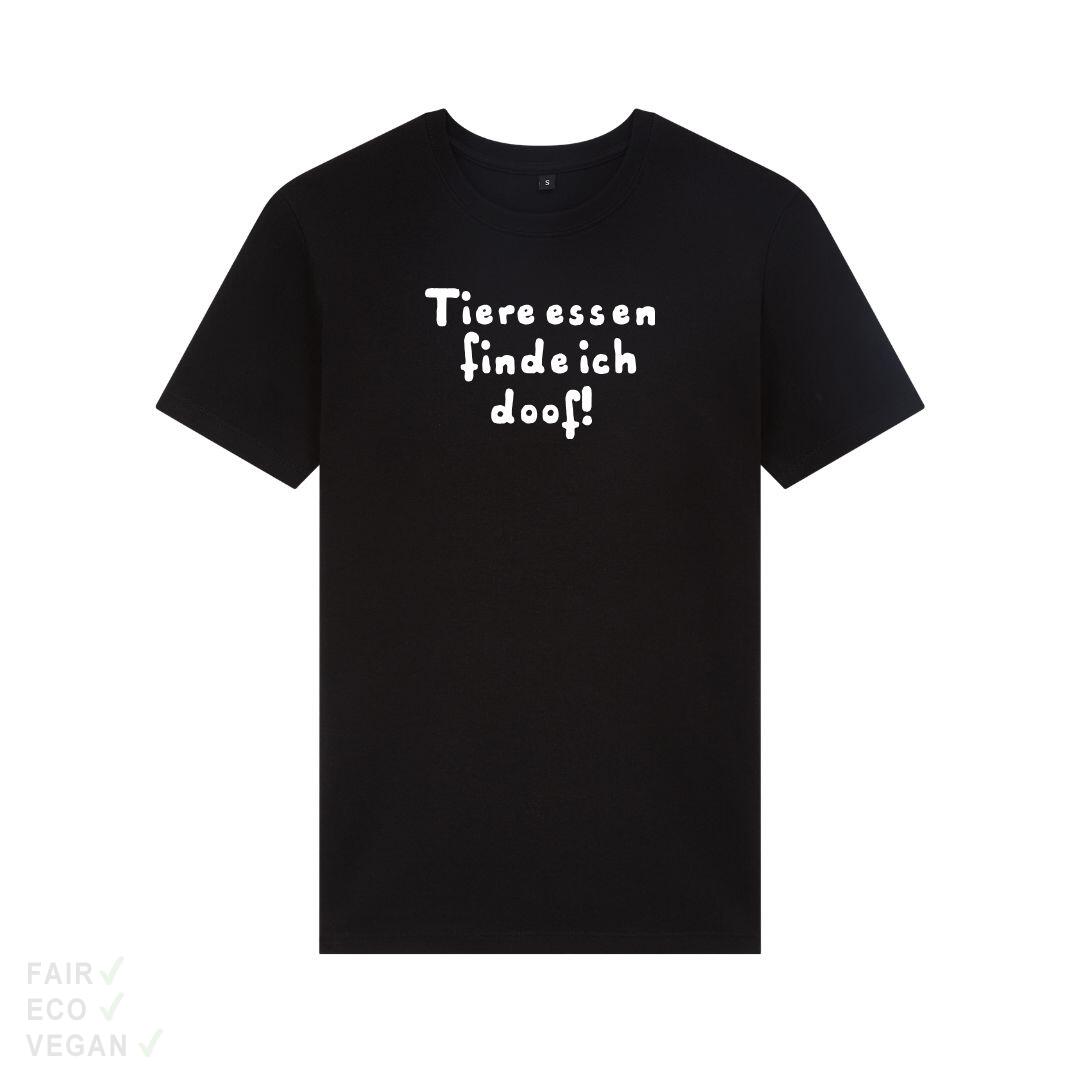 T-Shirt Interlock Tiere essen finde ich doof!