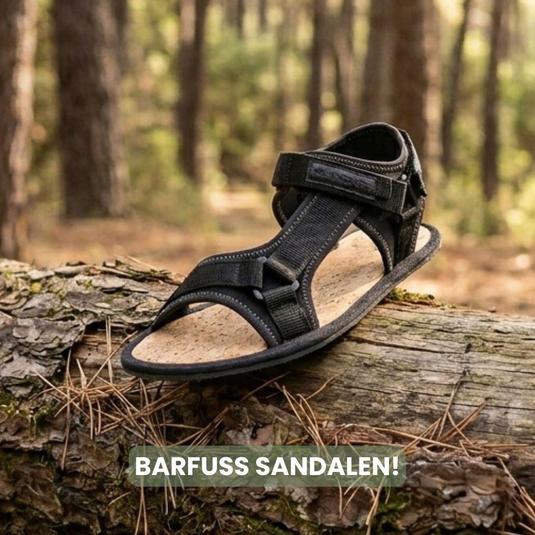 Grand Step Shoes Barfuß Sandalen Trekking schwarz 39