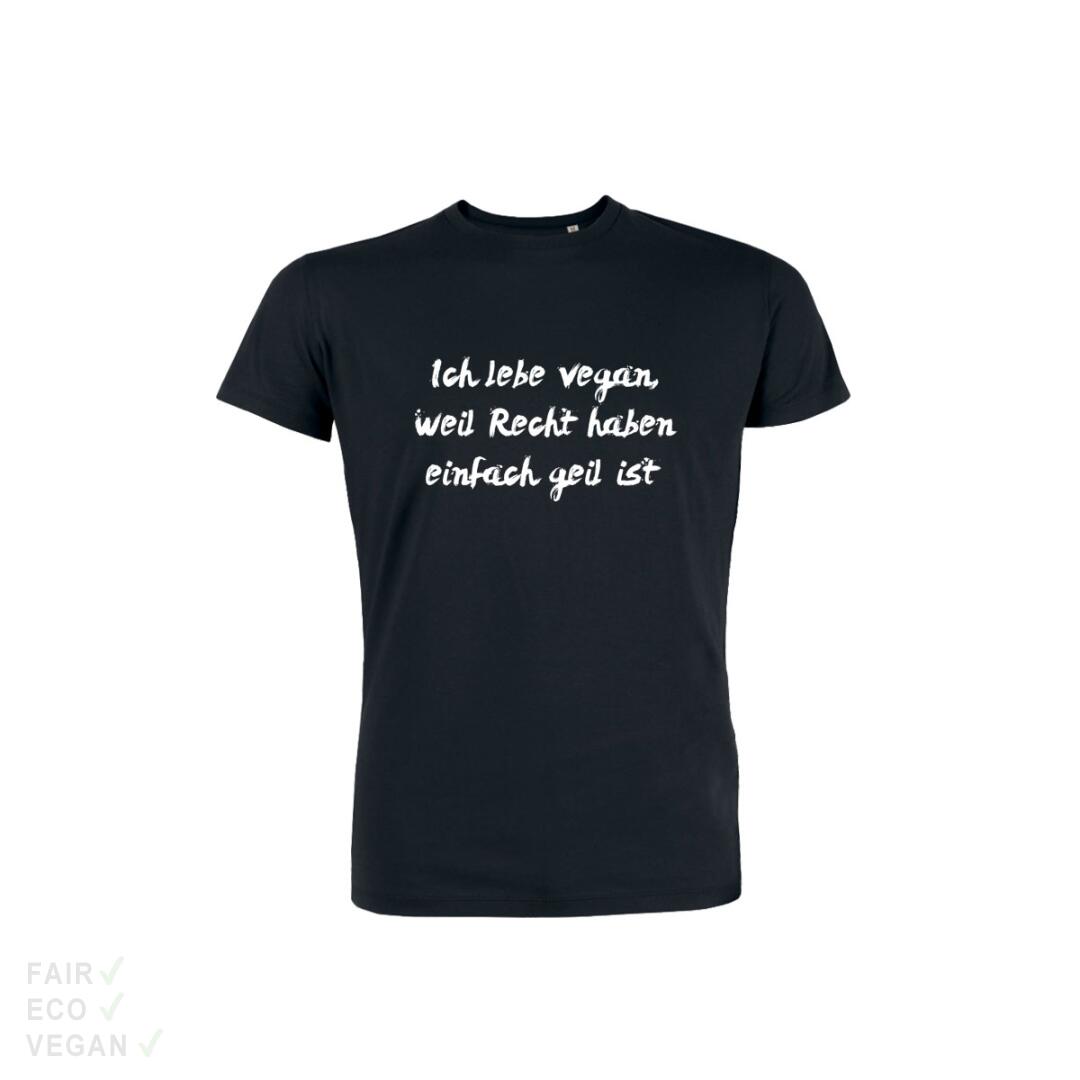 T-Shirt Ich lebe vegan...