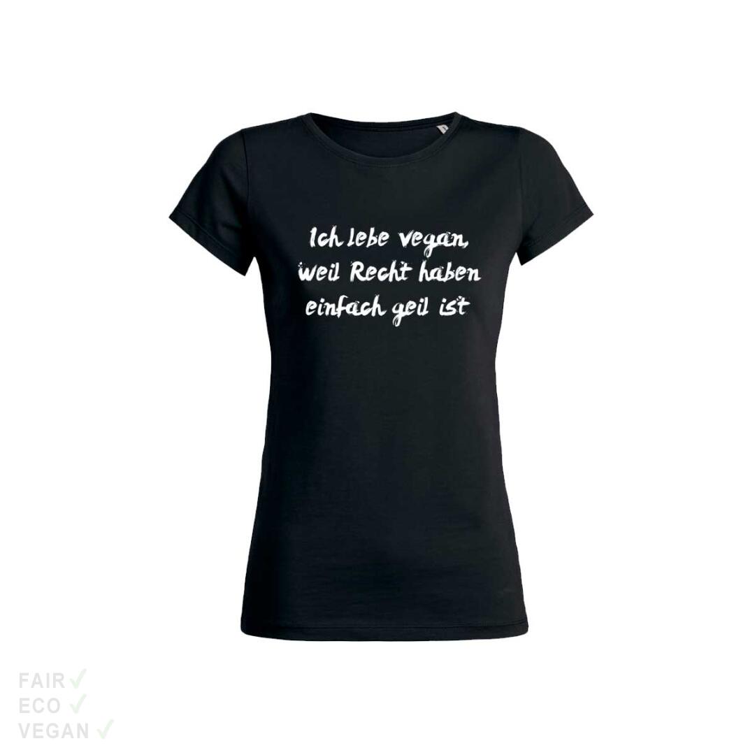 T-Shirt Ich lebe vegan..
