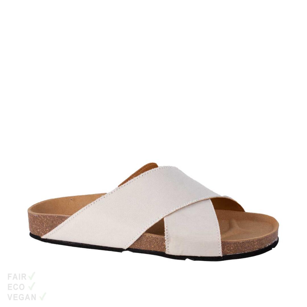NAE Vegan Shoes Sandalen Re Car white 44
