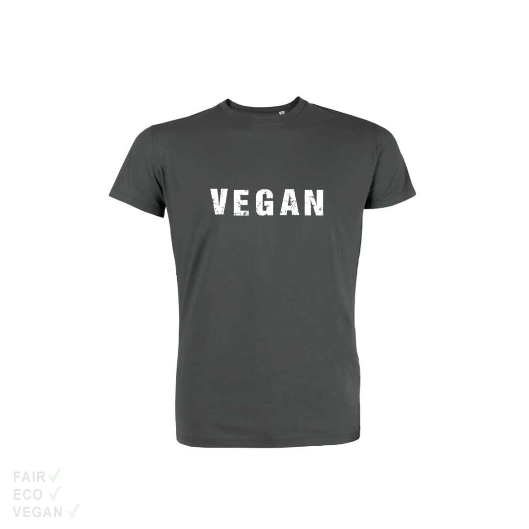 T-Shirt grau Vegan (ausverkauf Modell 2025)
