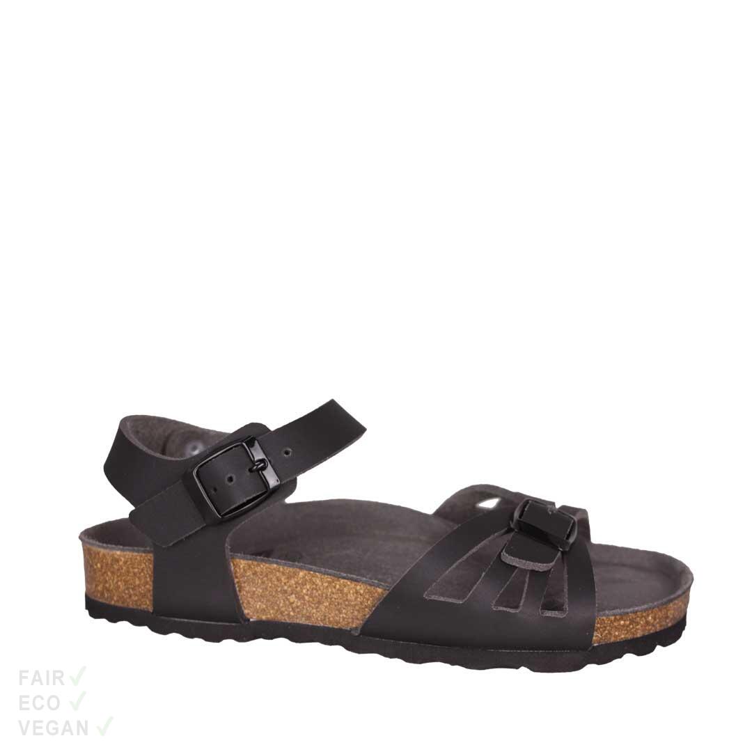 Vegetarian Shoes Paros Sandal black 38