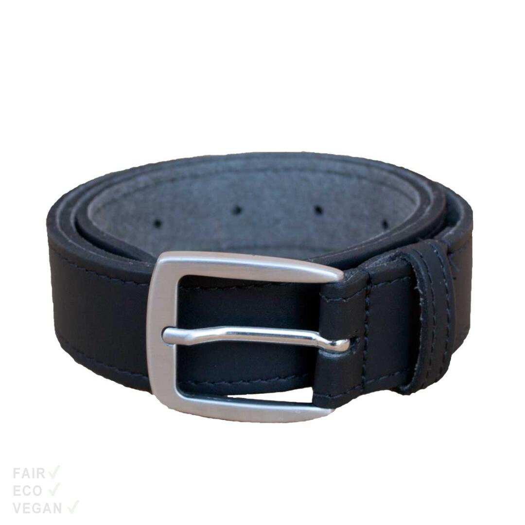 Veganer Gürtel Vegetarian Shoes Town Belt black