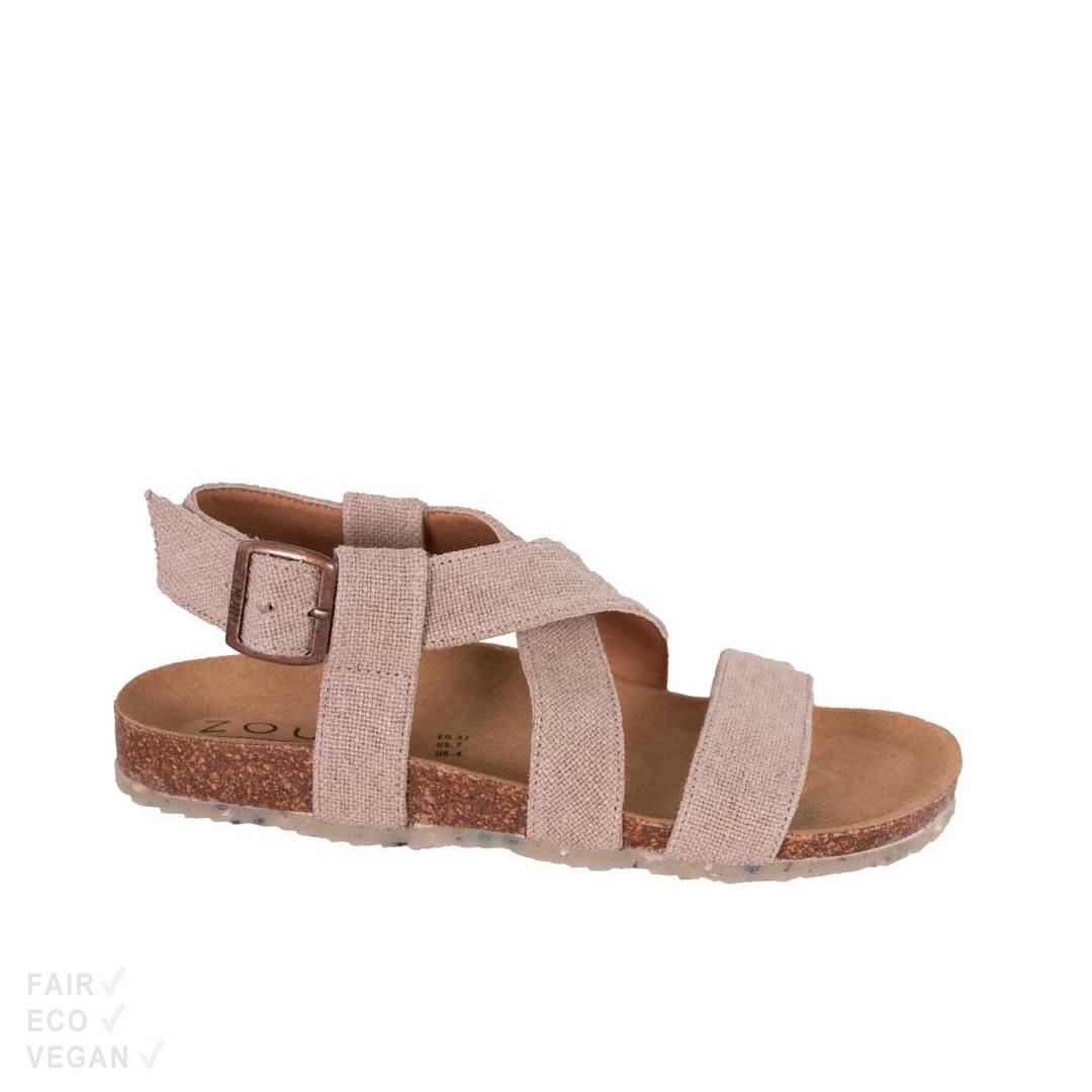 Zouri Sandalen Sand Linen nature
