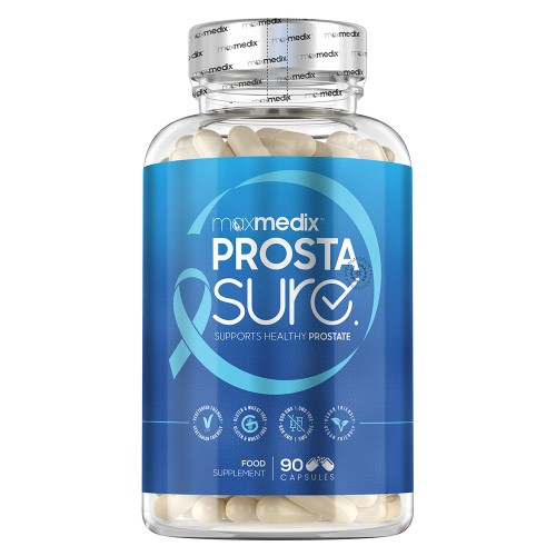 Natürliches Prostata Mittel - 90 Kapseln - Maxmedix ProstaSure- Natürliches Nahrungsergänzungsmittel