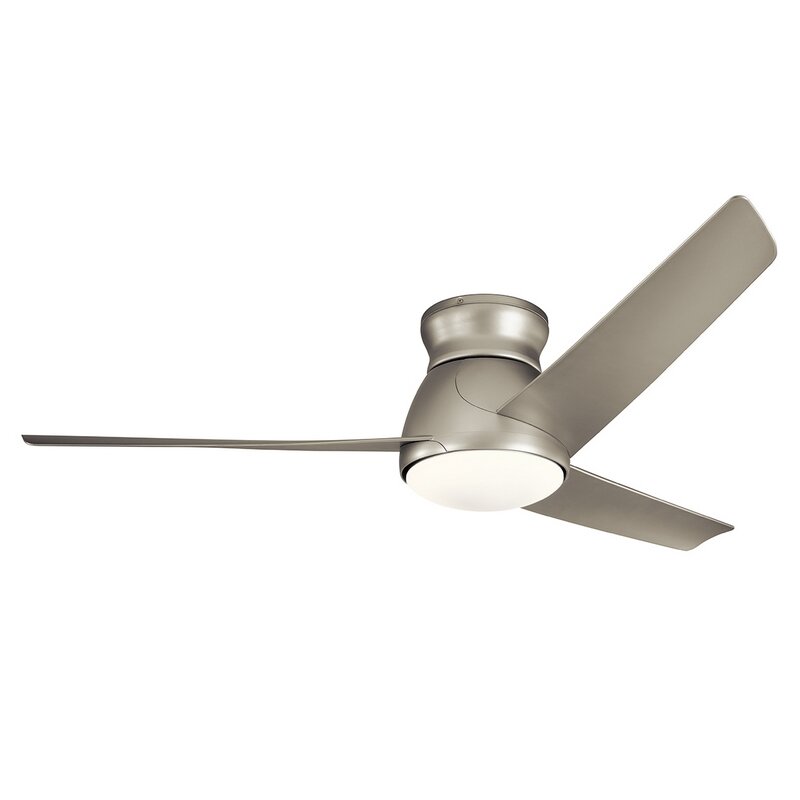 Design Deckenventilator Eris Outdoor 152 cm LED dimmbar Nickel