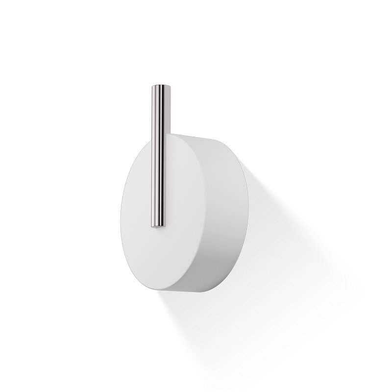 Decor Walther Stone WHK Wandhaken groß Weiß Edelstahl