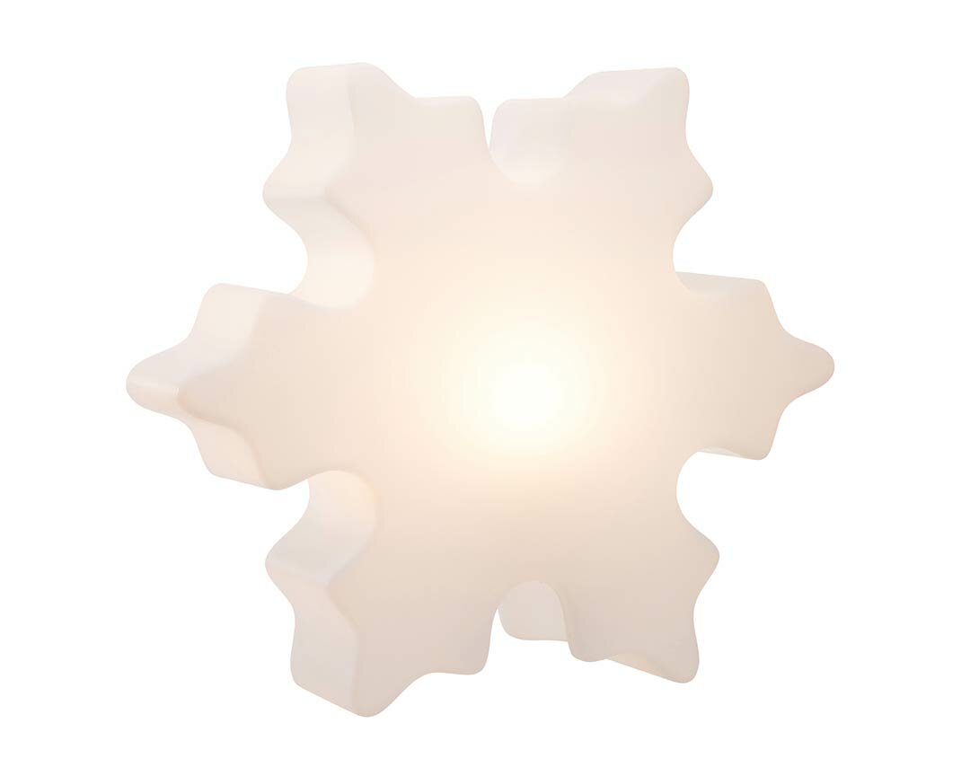 8 Seasons Design Dekoleuchte Shining Crystal 60 cm weiß