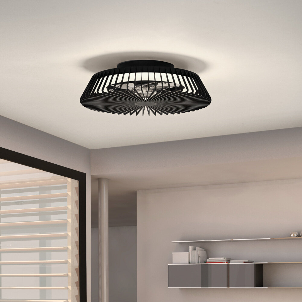 Mantra Himalaya Deckenventilator LED Fernbedienung dimmbar schwarz