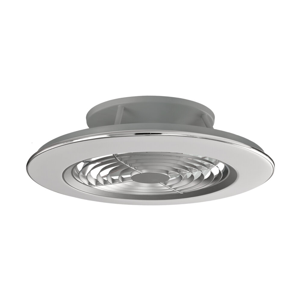 Mantra Alisio Deckenventilator LED Fernbedienung dimmbar silber
