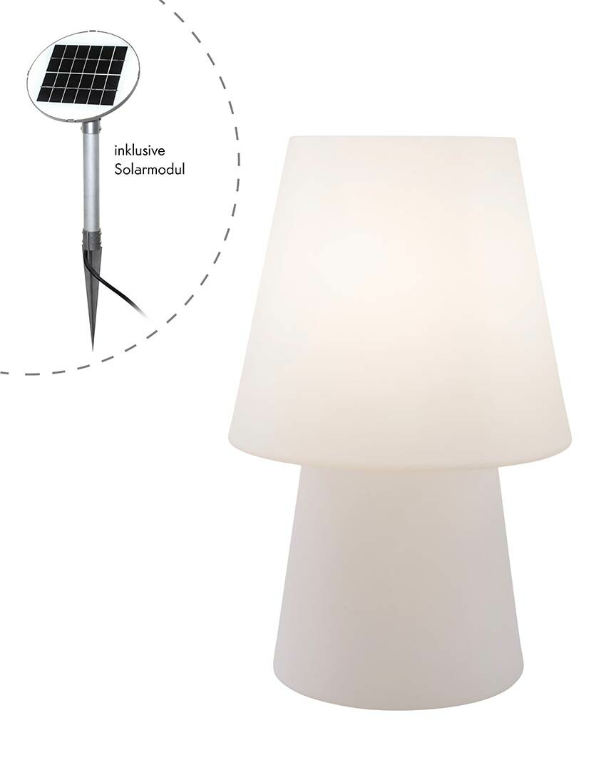 8 Seasons Design Tischleuchte No. 1 Solar 60 cm weiß