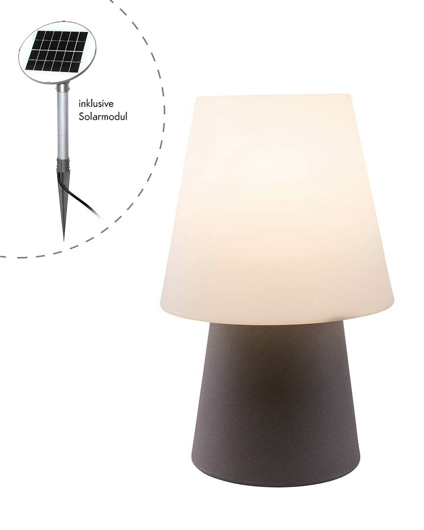 8 Seasons Design Tischleuchte No. 1 Solar 60 cm taupe