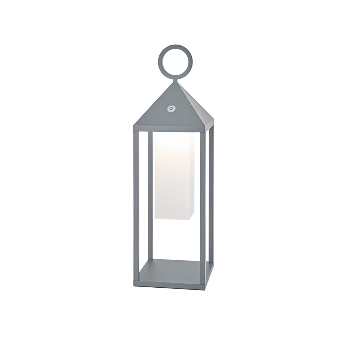 Sigor Nuphare Akku-Tischleuchte Laterne LED 47cm anthrazit