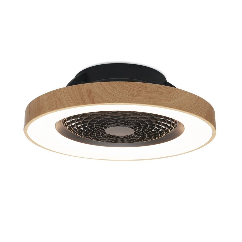 Mantra Tibet Deckenventilator LED Fernbedienung dimmbar holz schwarz