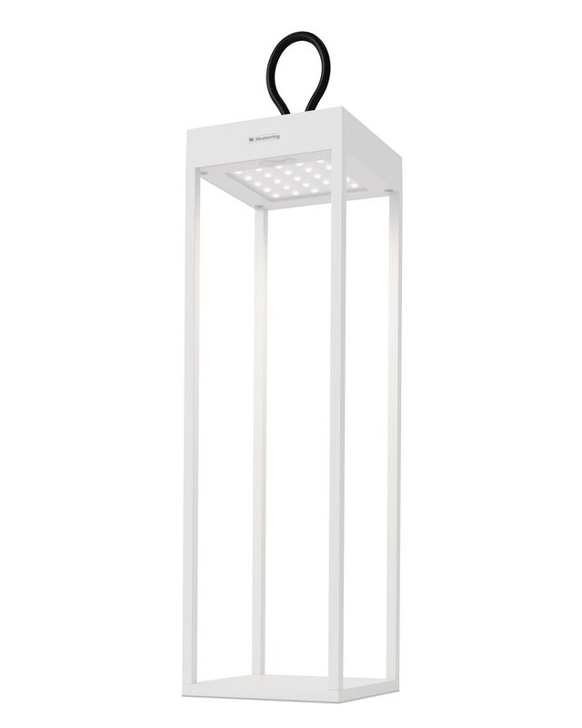Musterring Grace Akku Laterne LED weiß 50cm 2,2W IP65