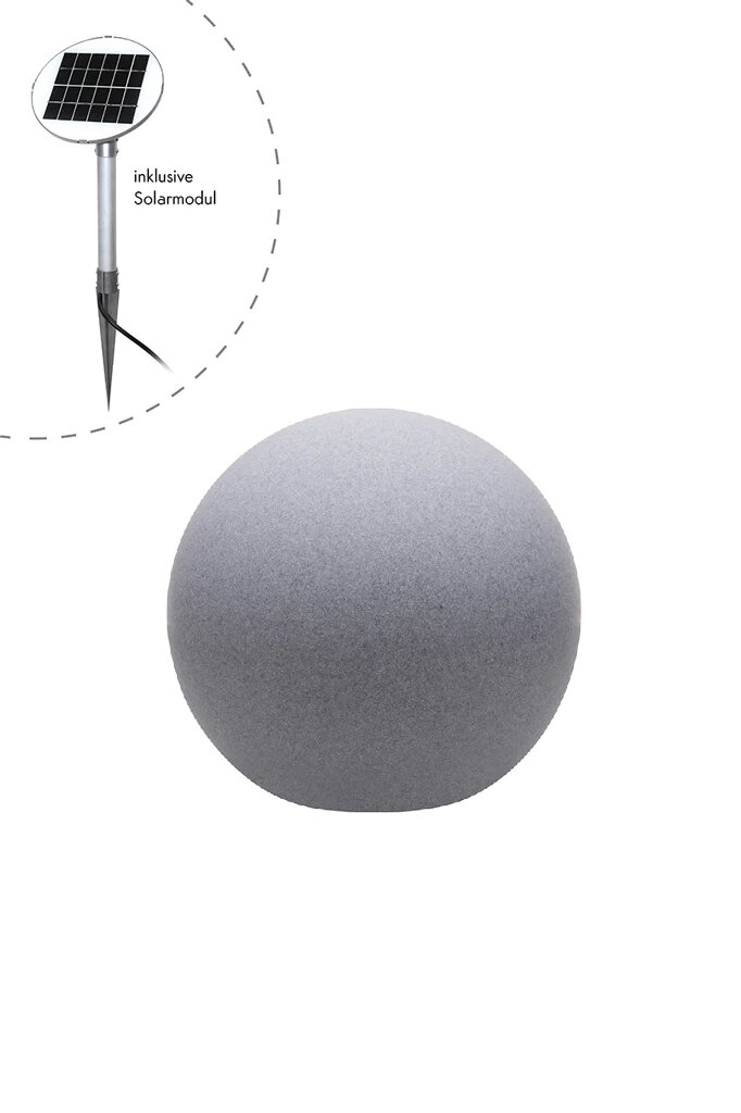 8 seasons design Shining Globe Solar 50 cm stone Kugelleuchte